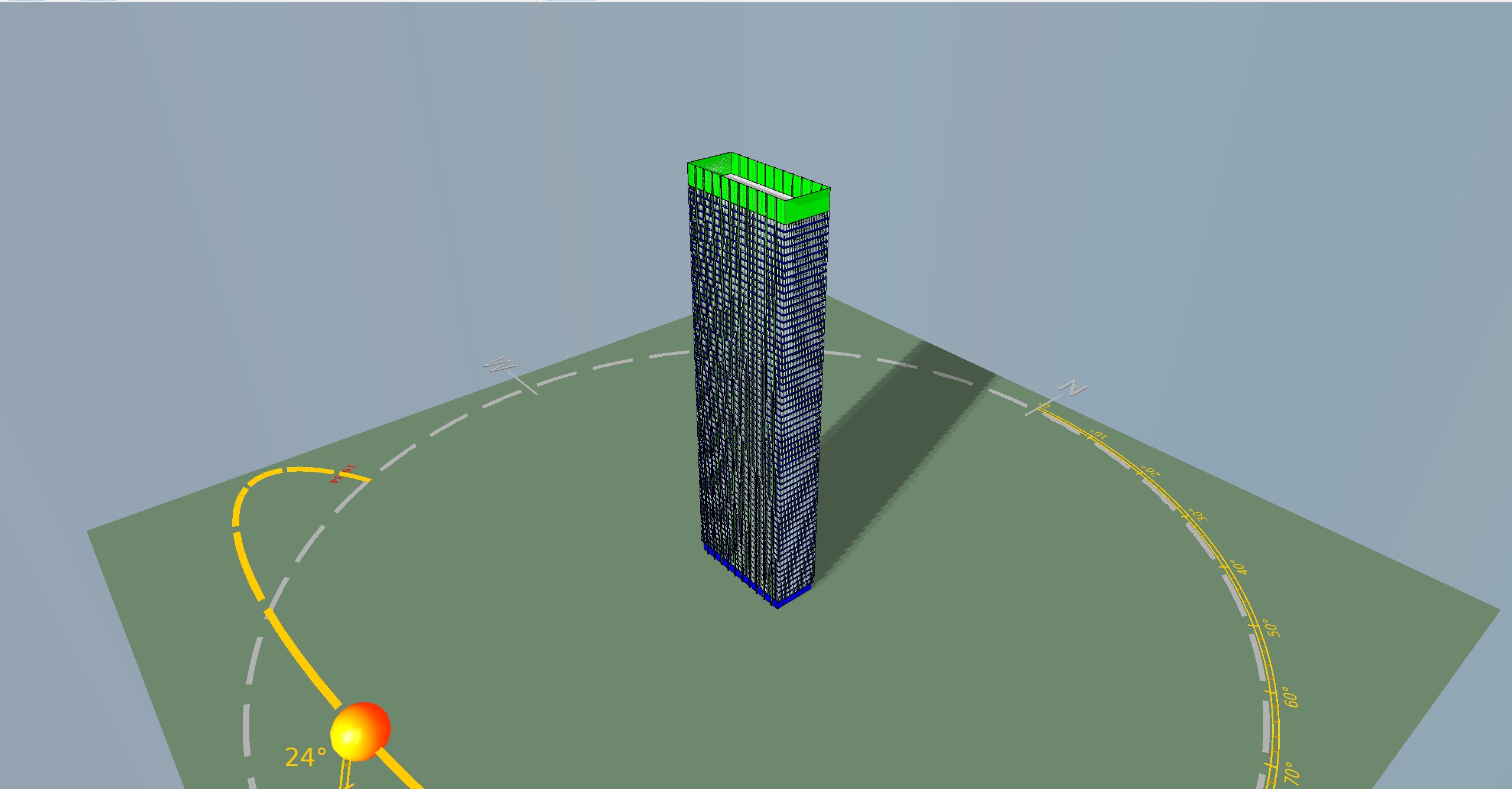 Energy model of a commercial tower in NYC